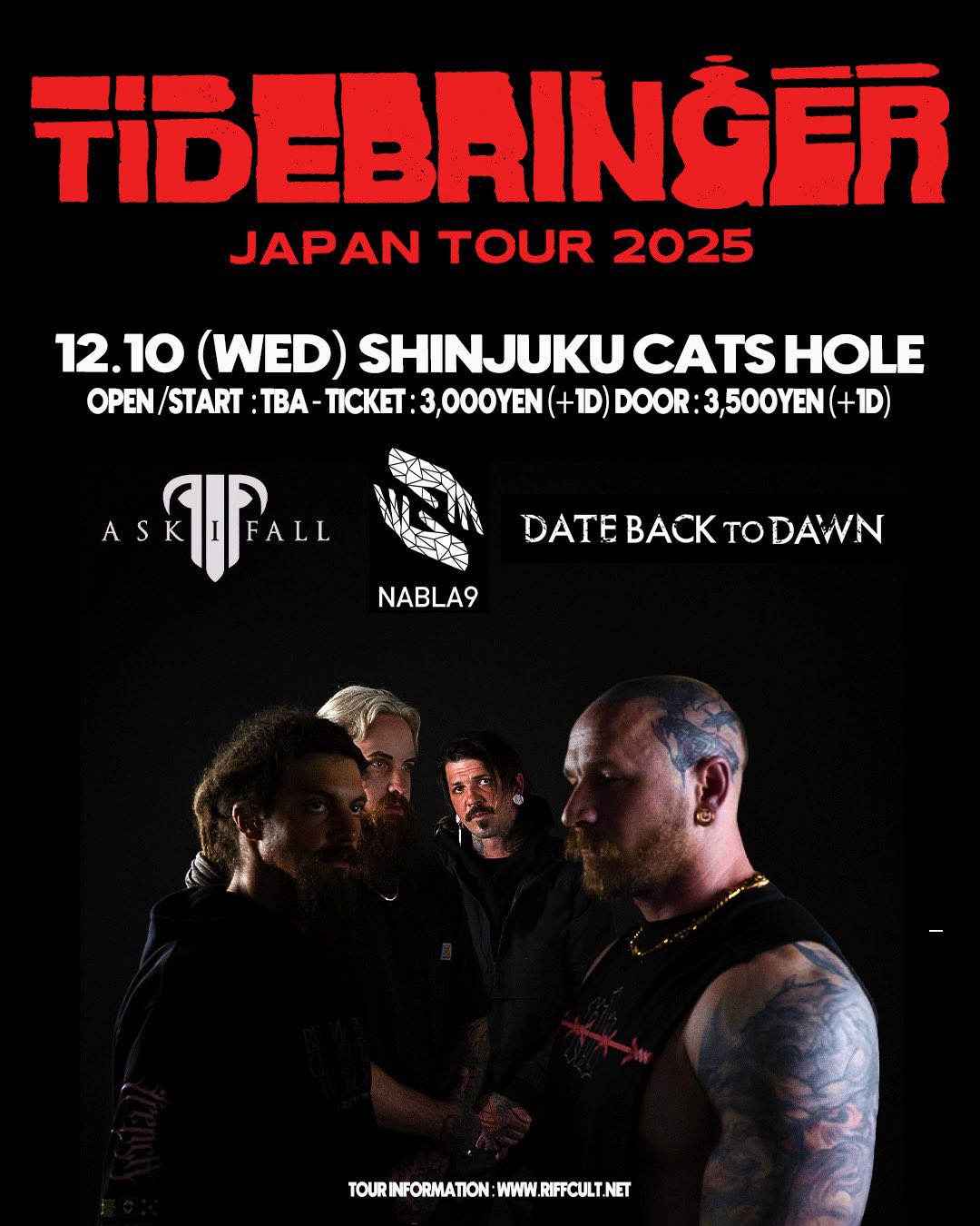 Tidebringer Japan Tour 2025