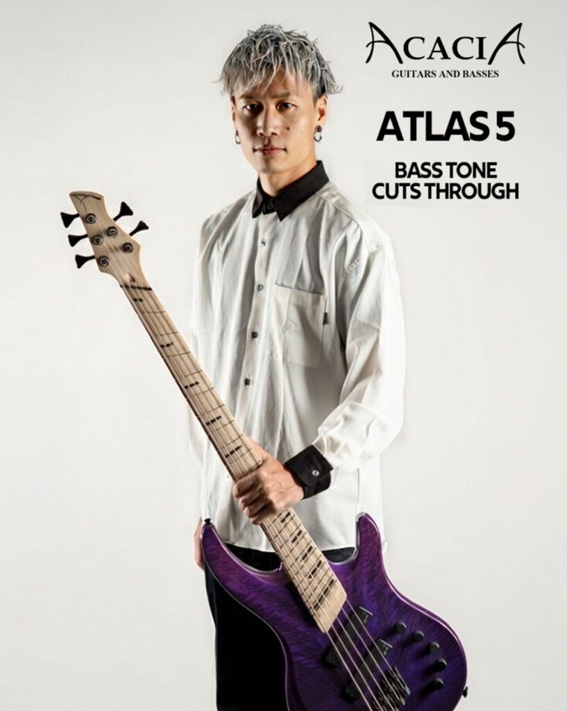 Acacia Guitars Atlas 5 bass